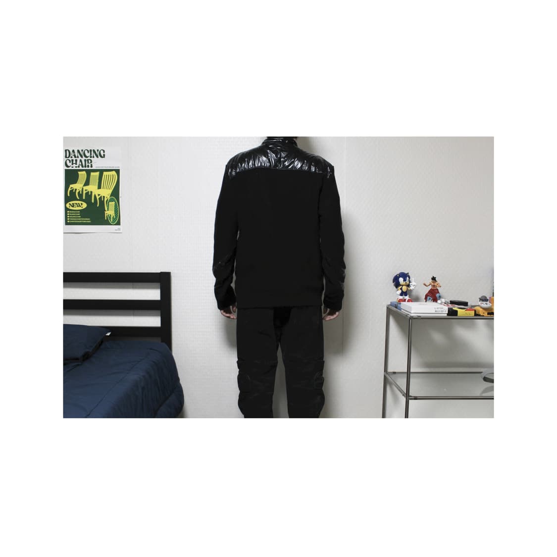 Versace Sleek Nylon Fuse Knit Jacket 상품이미지3