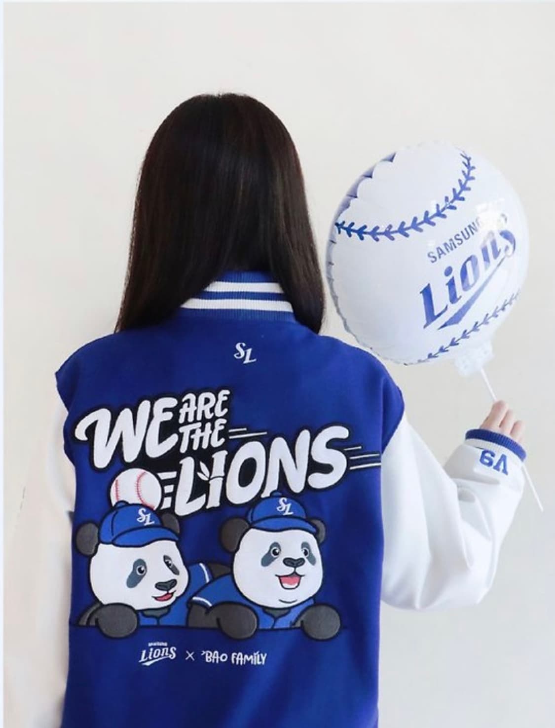 (새상품)삼성라이온즈 바오콜라보 바시티 자켓 상품이미지2