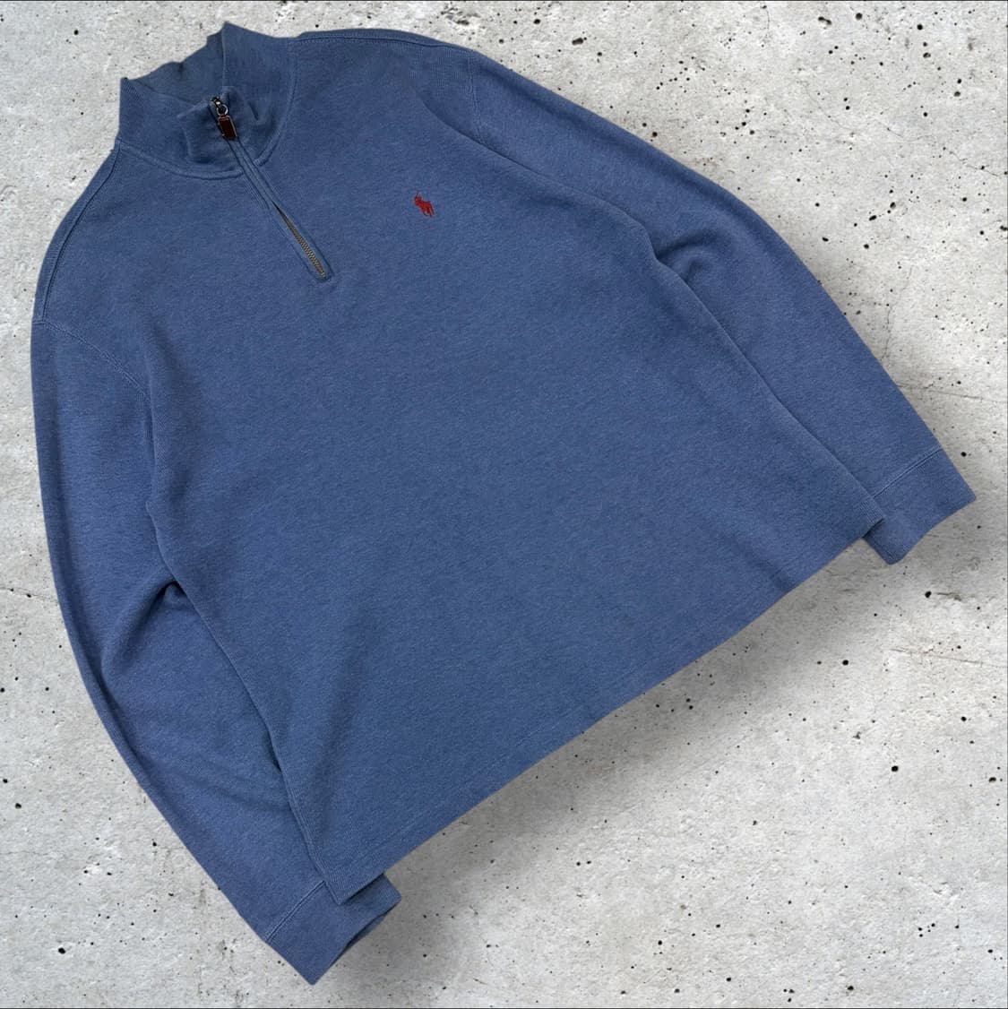 [L] 폴로 랄프로렌 블루 반집업 맨투맨 B857 상품이미지2