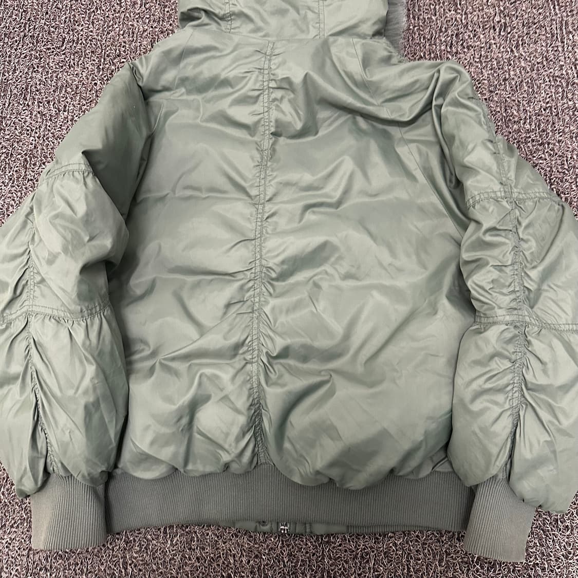 JUCYJUDY 쥬시쥬디 여성 덕다운 패딩 야상 점퍼 85(XS) 상품이미지7