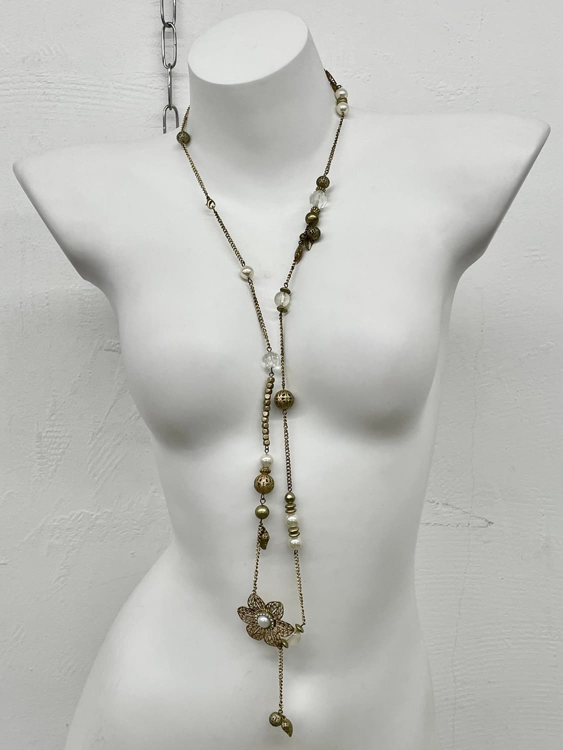 엔틱 페어리 플라워 레이어드 네크리스 상품이미지4