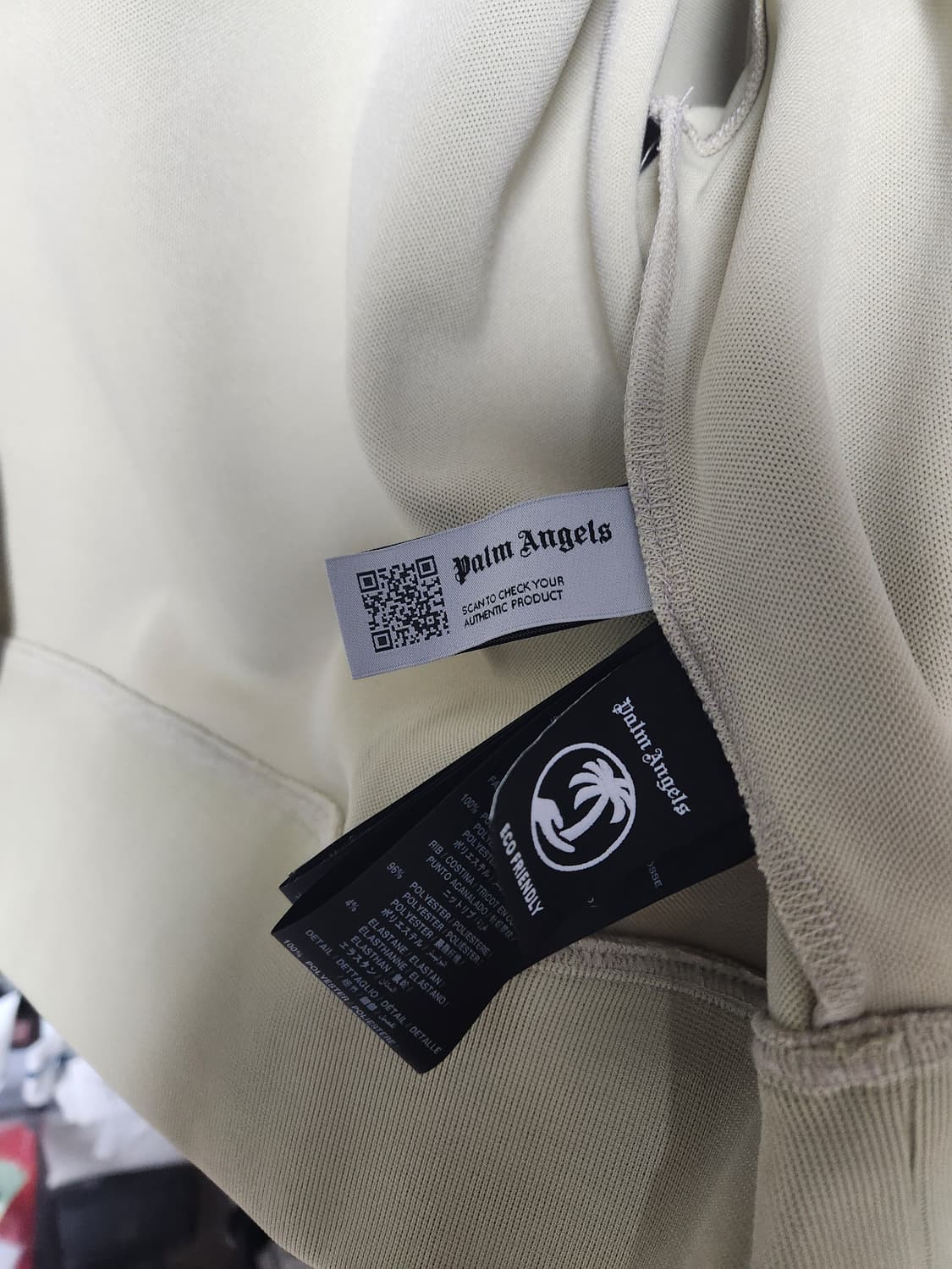 팜엔젤스 트랙 후드집업 핑크+베이지 상품이미지4