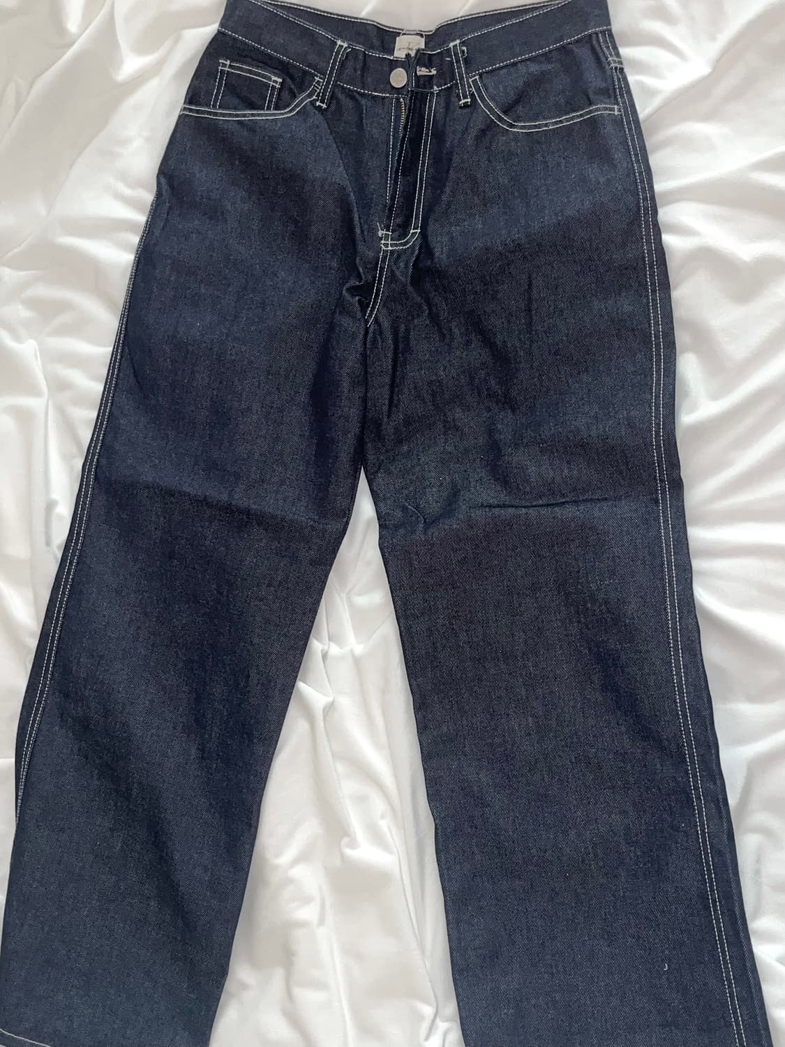 (쿨거4) 캘빈클라인 생지 와이드 데님 팬츠 상품이미지2