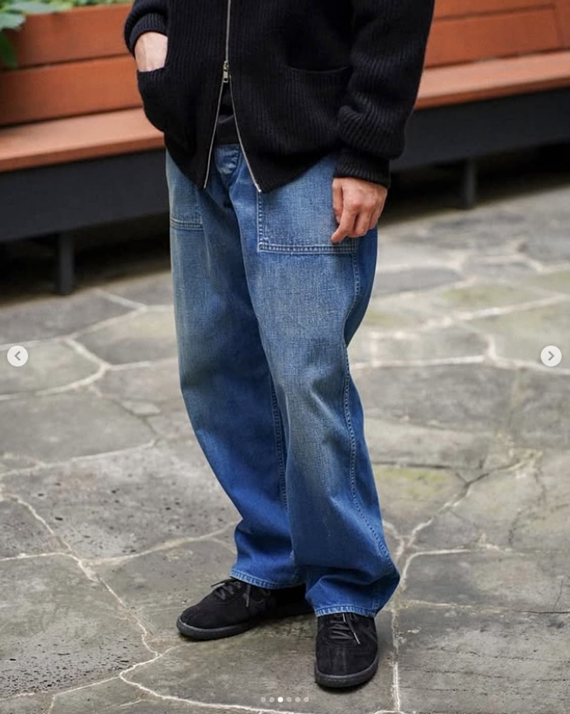 [2] 헤릴 Herill 25aw us navy denim 새상품 상품이미지2