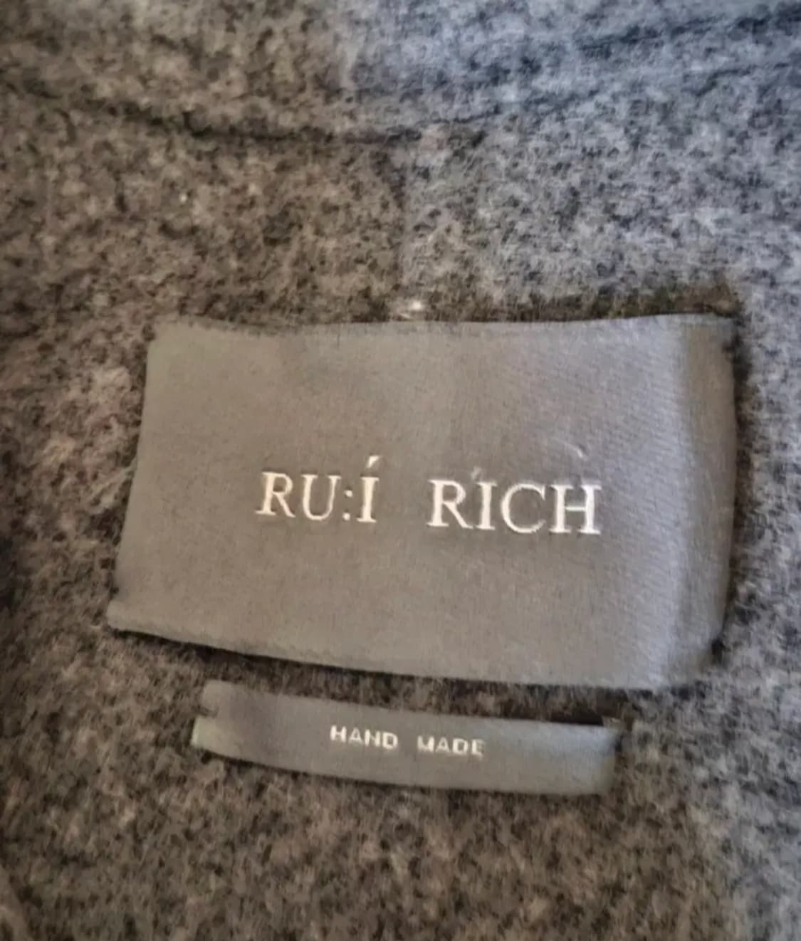 RU:I RICH 루이리치 핸드메이드 루즈핏 코트 상품이미지4