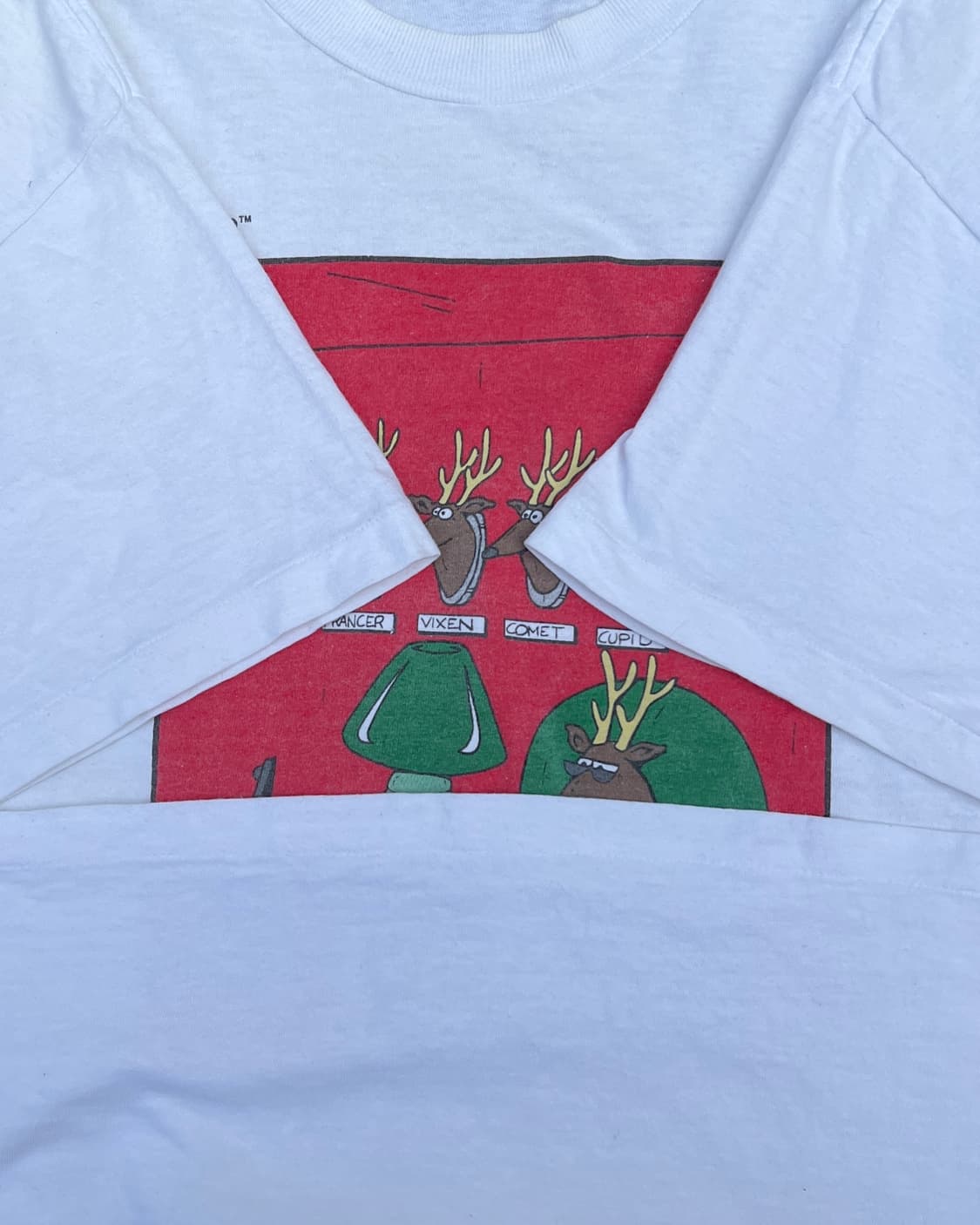 [L] 90s 미제 크리스마스 티셔츠 상품이미지3