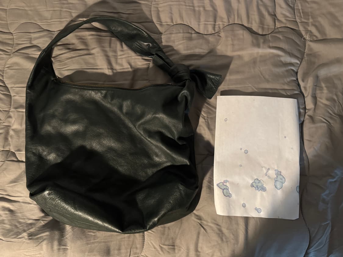 코스 다크그린 레더백 상품이미지3