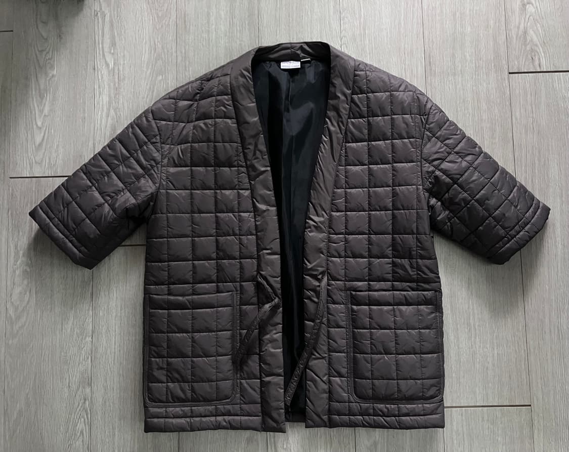 그라미치 퀼팅 로브 자켓 / 다크브라운 / s 상품이미지1