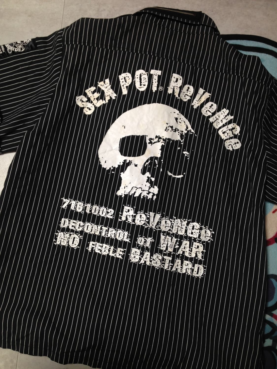 섹스팟리벤지 펑크 반팔셔츠 상품이미지4