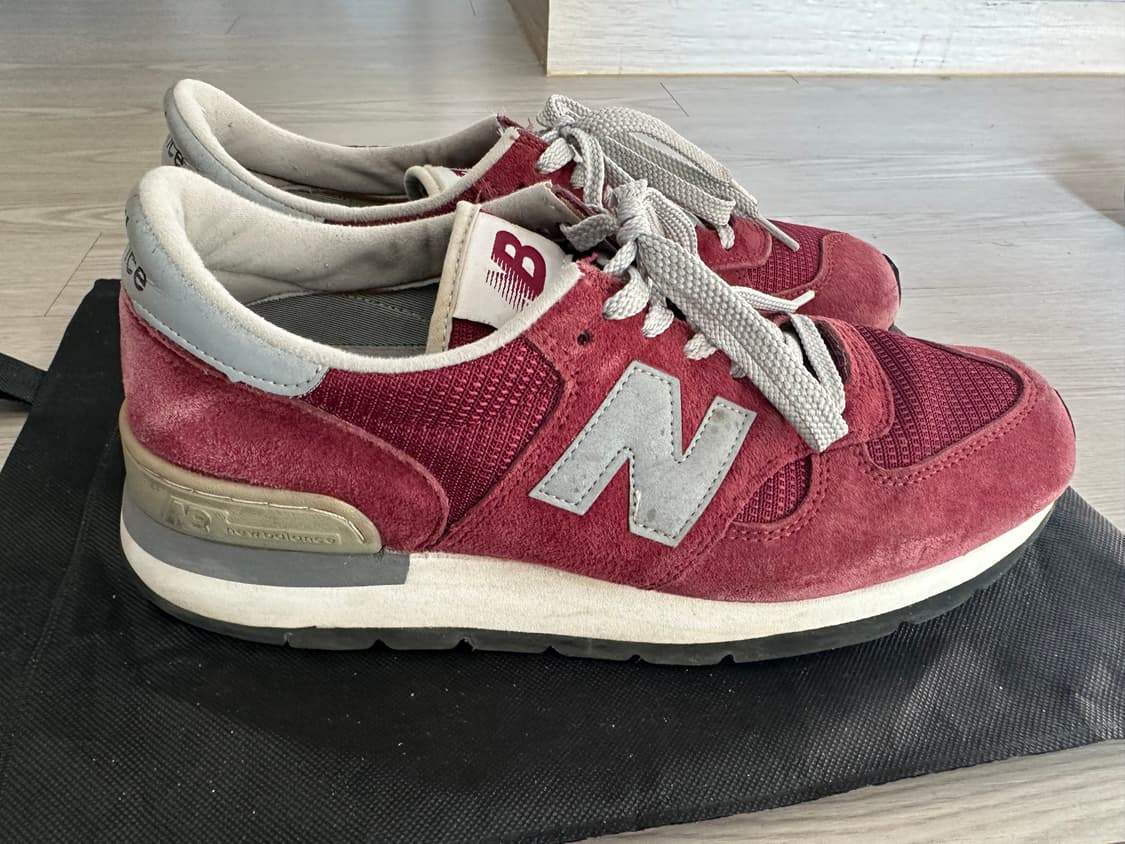 NEW BALANCE M990BD Made in USA Burgundy 상품이미지4