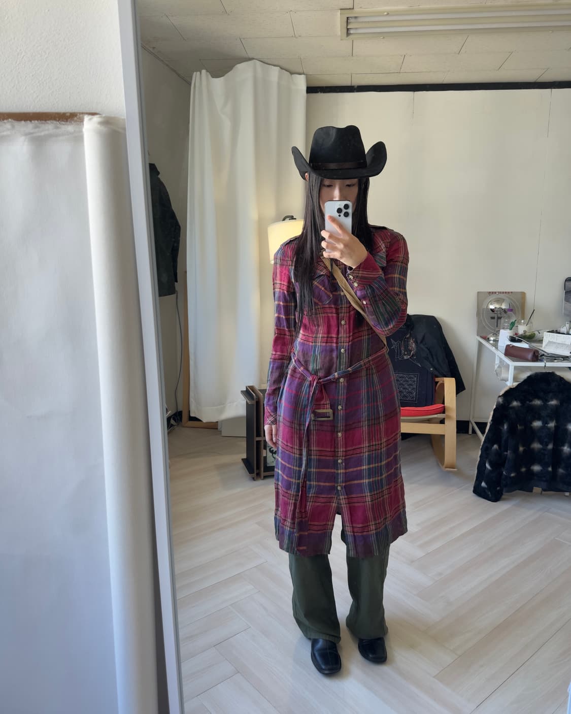 [Ralph Lauren] Classic Check Shirt Dress 상품이미지2
