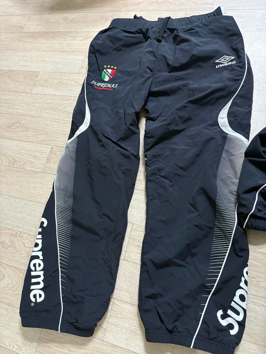 S)슈프림 엄브로 트랙팬츠 블랙 상품이미지2