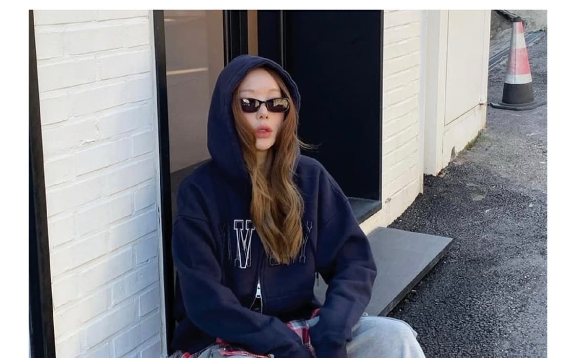 노앙 크롭 후드집업 m 상품이미지2