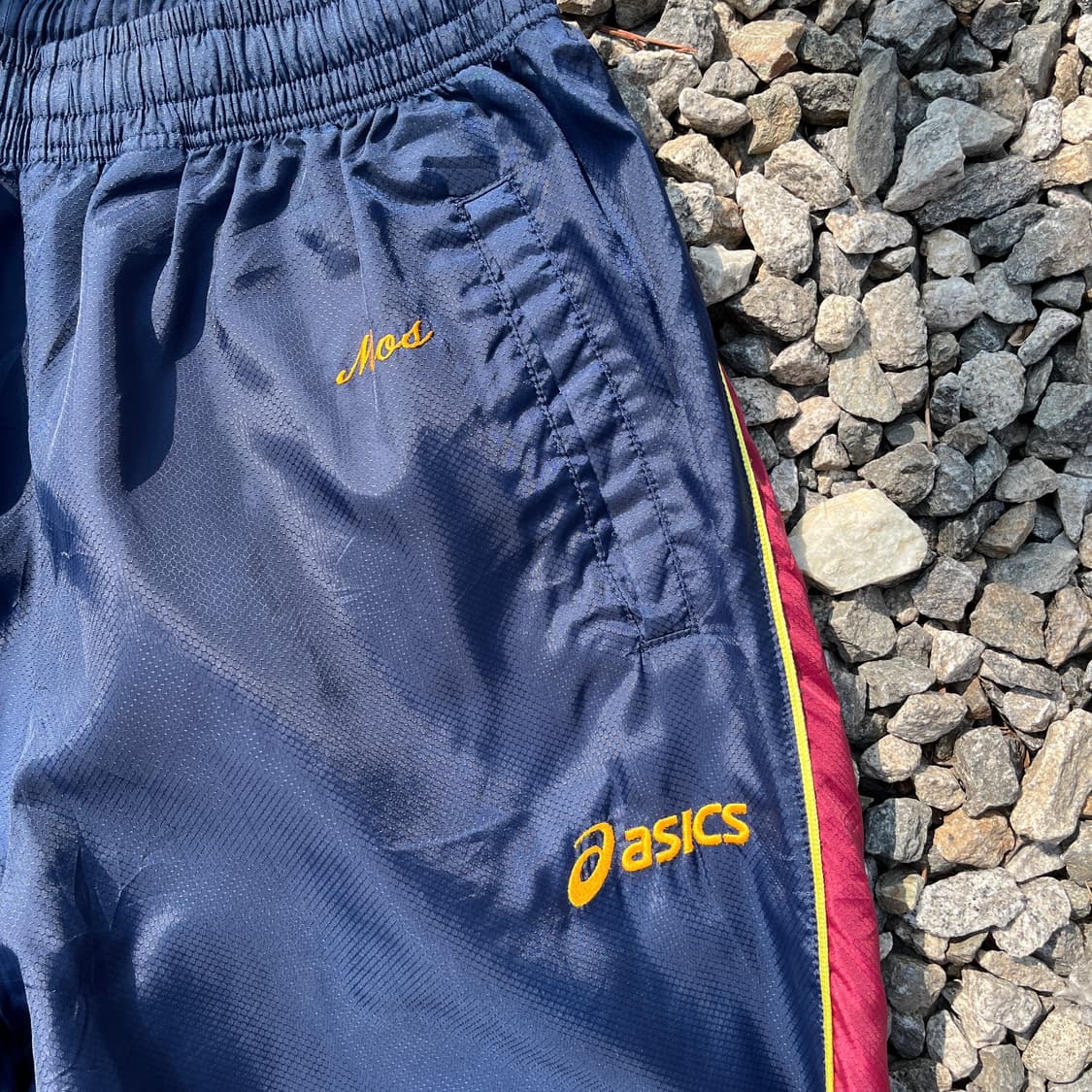 아식스 (made japan) 일본판 빈티지 트랙팬츠  (실측확인) 상품이미지2