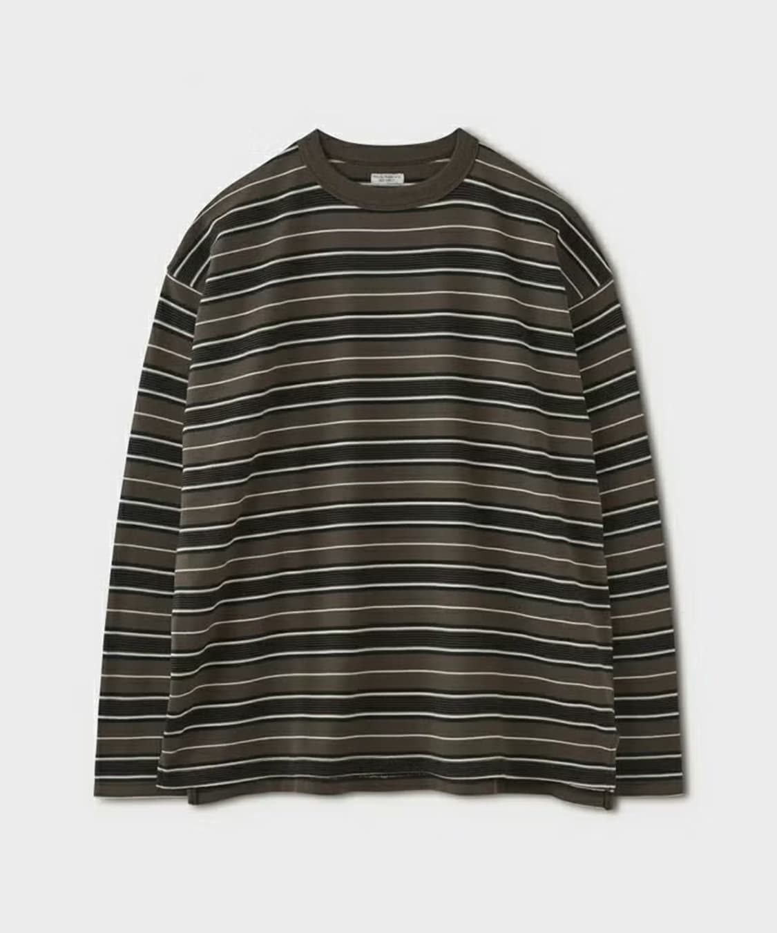 피그벨 phigvel L/S 보더티 타우페X그린 2 상품이미지4