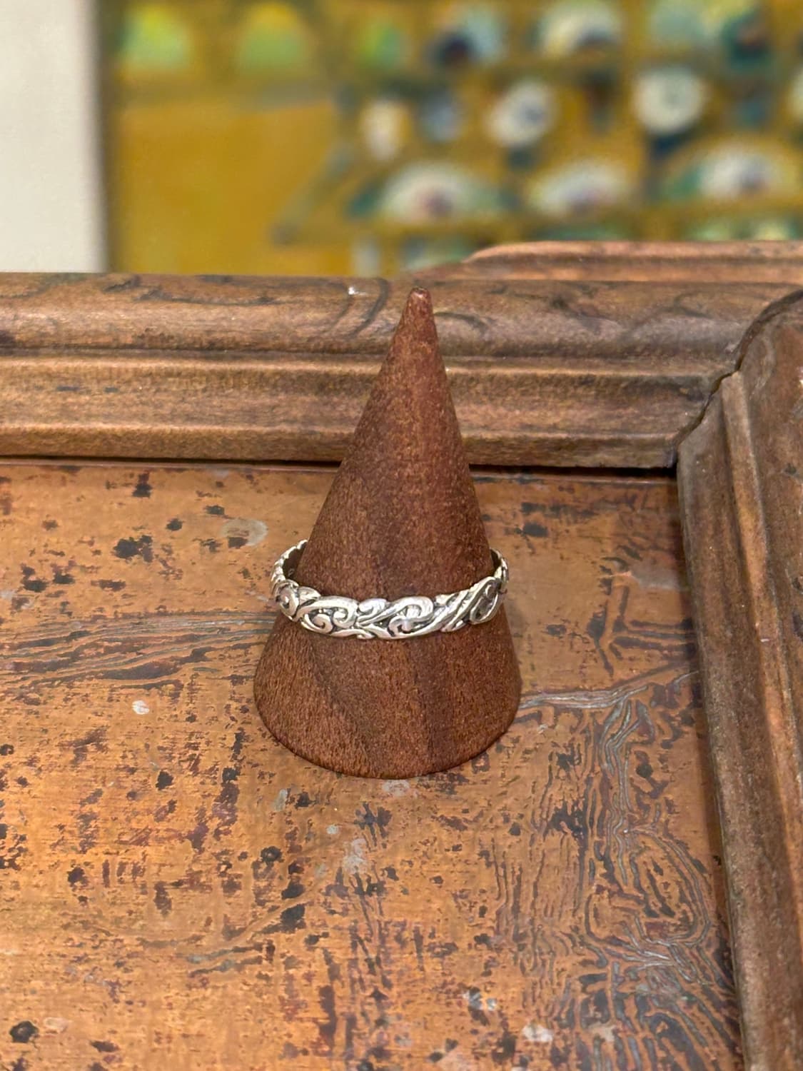 Antique Arabesque Textured 925Silver Rin 상품이미지2