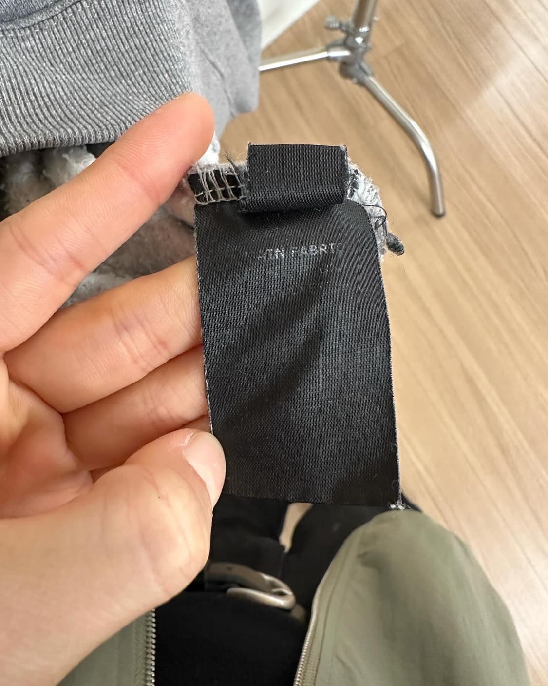 베트멍 그레이 21F/W 양면 로고 프린팅 후디  상품이미지10