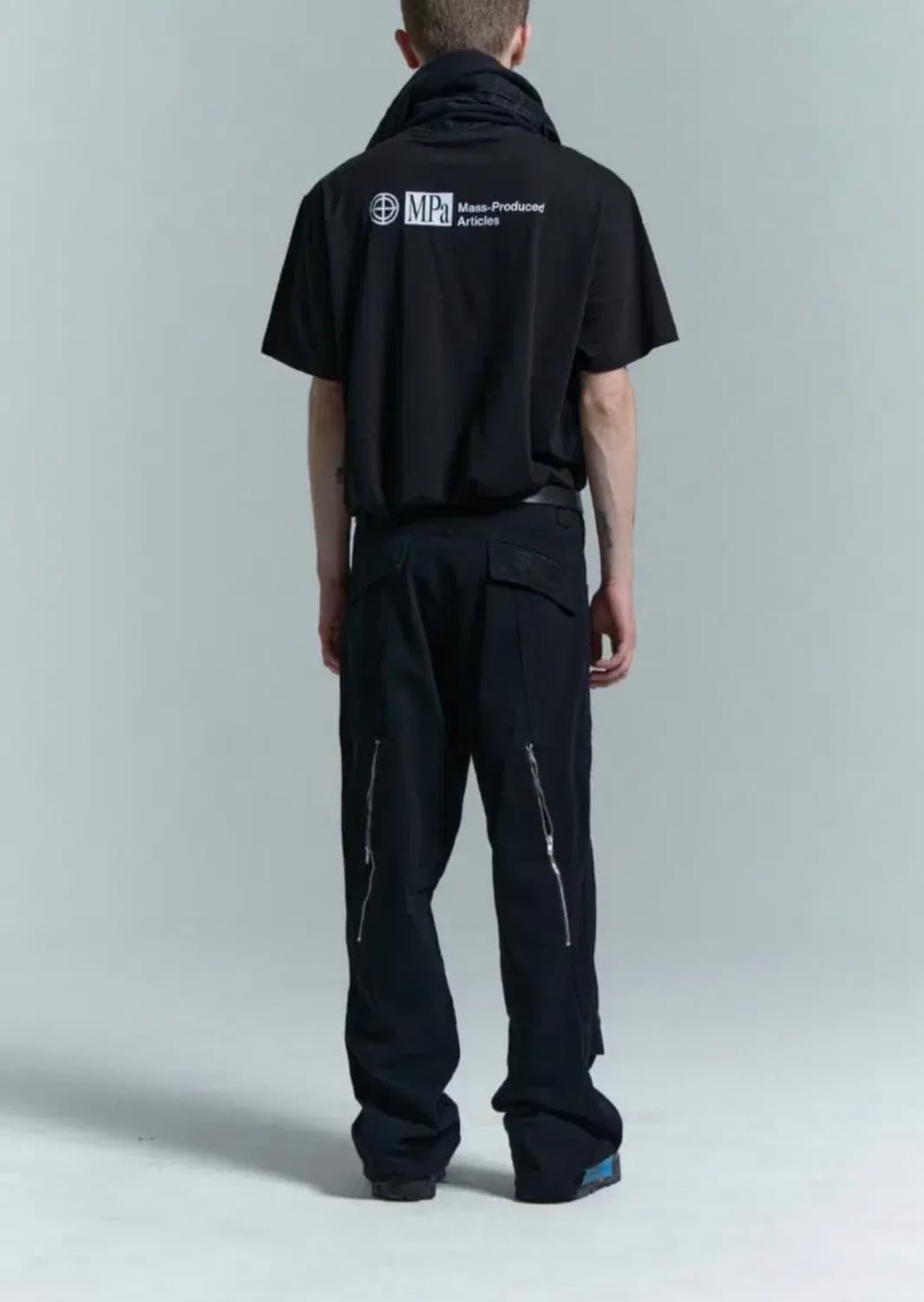 플라스틱프로덕트 웨이브 지퍼 팬츠 상품이미지1