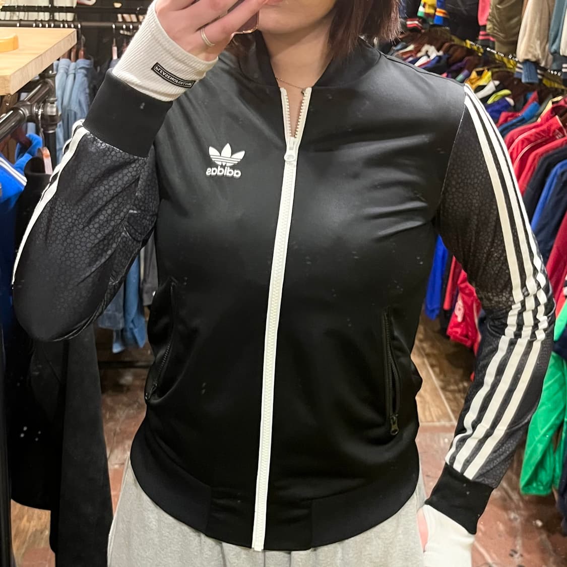 [HI] 아디다스 트레이닝 집업 블랙 상품이미지2