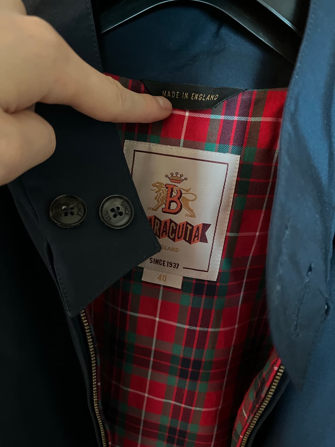 Baracuta 바라쿠타 G4 Navy 40 상품이미지5
