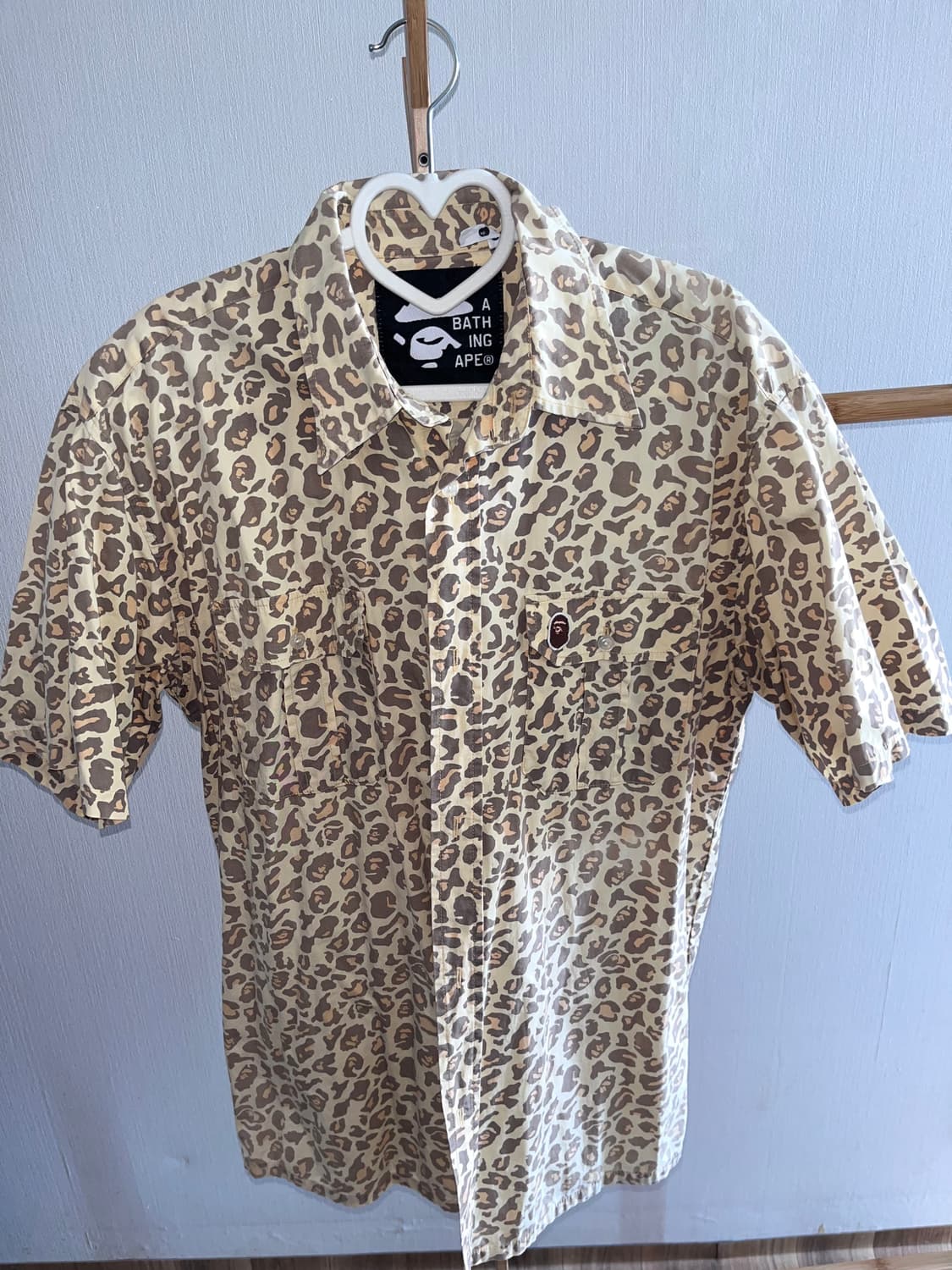 베이프 에이프 호피 반팔 셔츠 상품이미지2