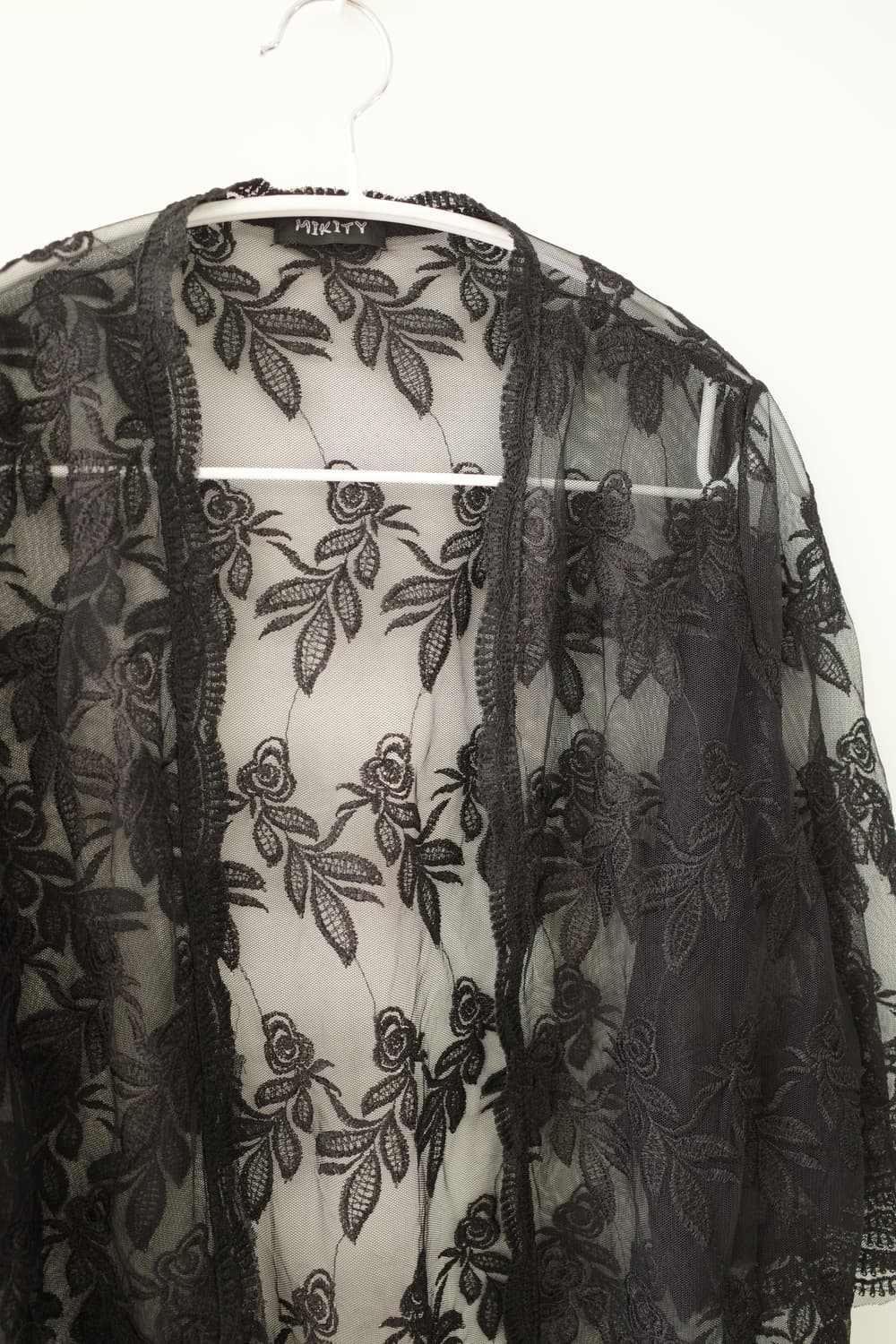 Black flower see-through cardigan  상품이미지7