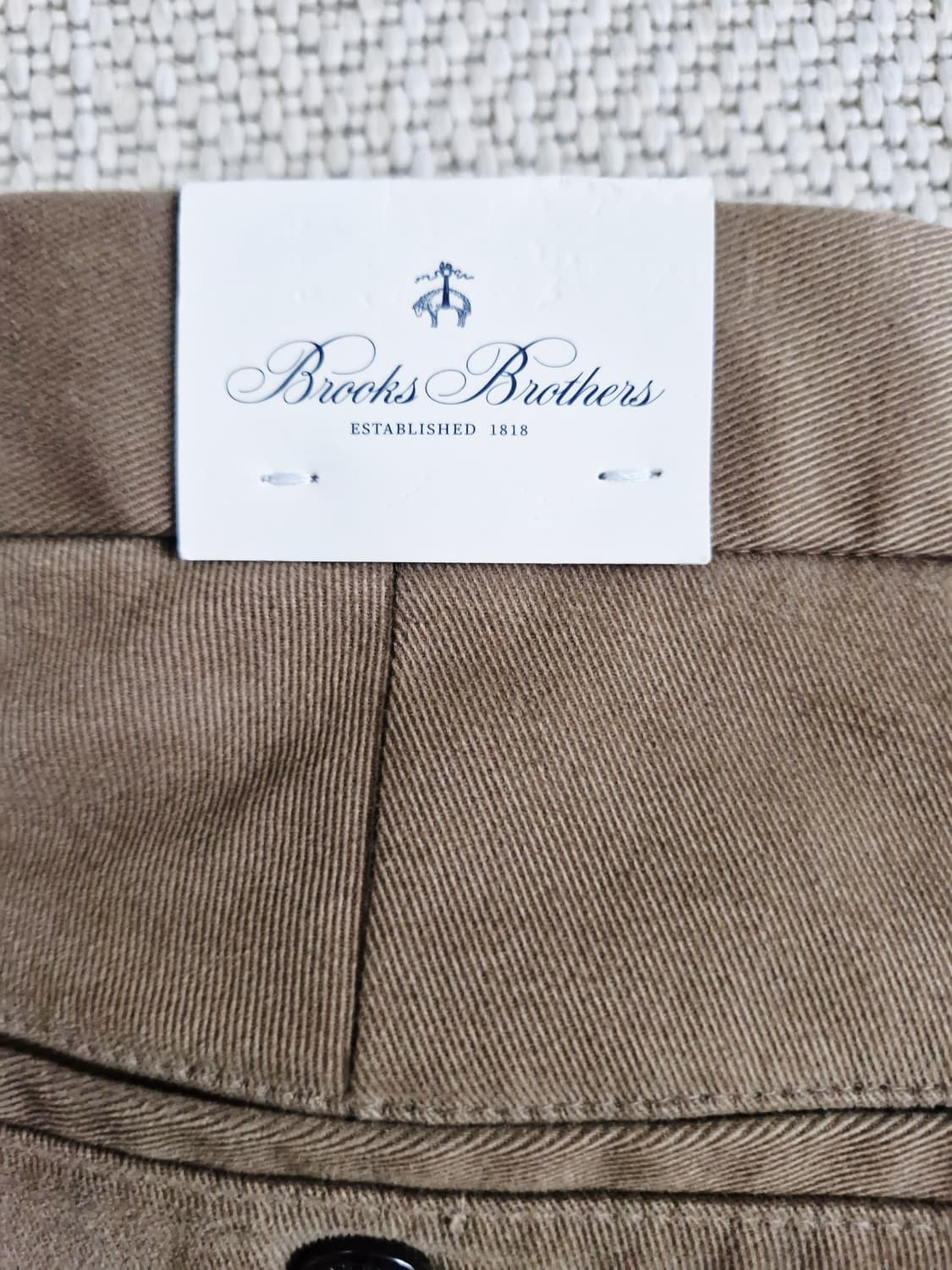 새상품 브룩스브라더스 코튼 스트레치 치노팬츠 33 상품이미지3