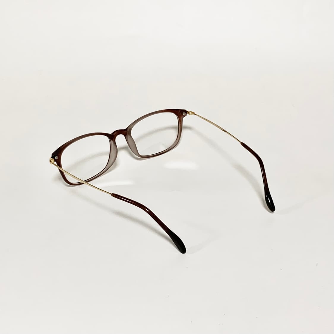 981 데드스탁 브라운 사각안경테 메탈템플 빈티지 레트로 남녀공용 픽키 상품이미지5