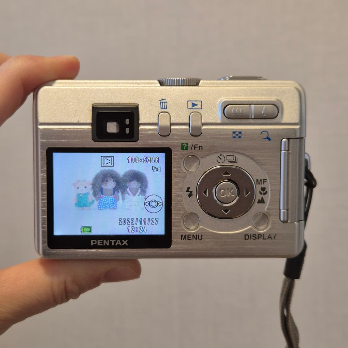 펜탁스 옵티오 S50 실버 📸 감성 빈티지 디카 / 내장메모리 촬영 상품이미지2