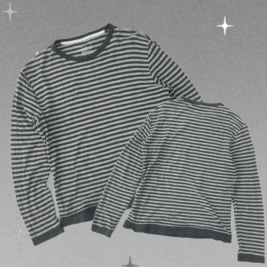 🎸보헤미안 펑크 락 긴팔 티셔츠🎸단가라 레이어드 일본빈티지 상품이미지1