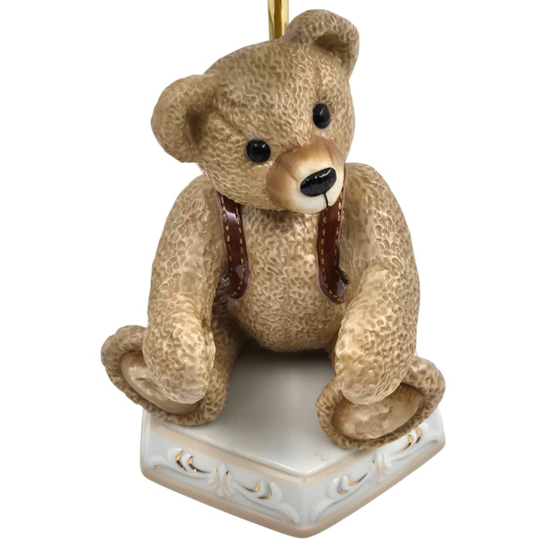 80s 이탈리아 드먼 포셀린 베어 대형 스탠드 램프 상품이미지4