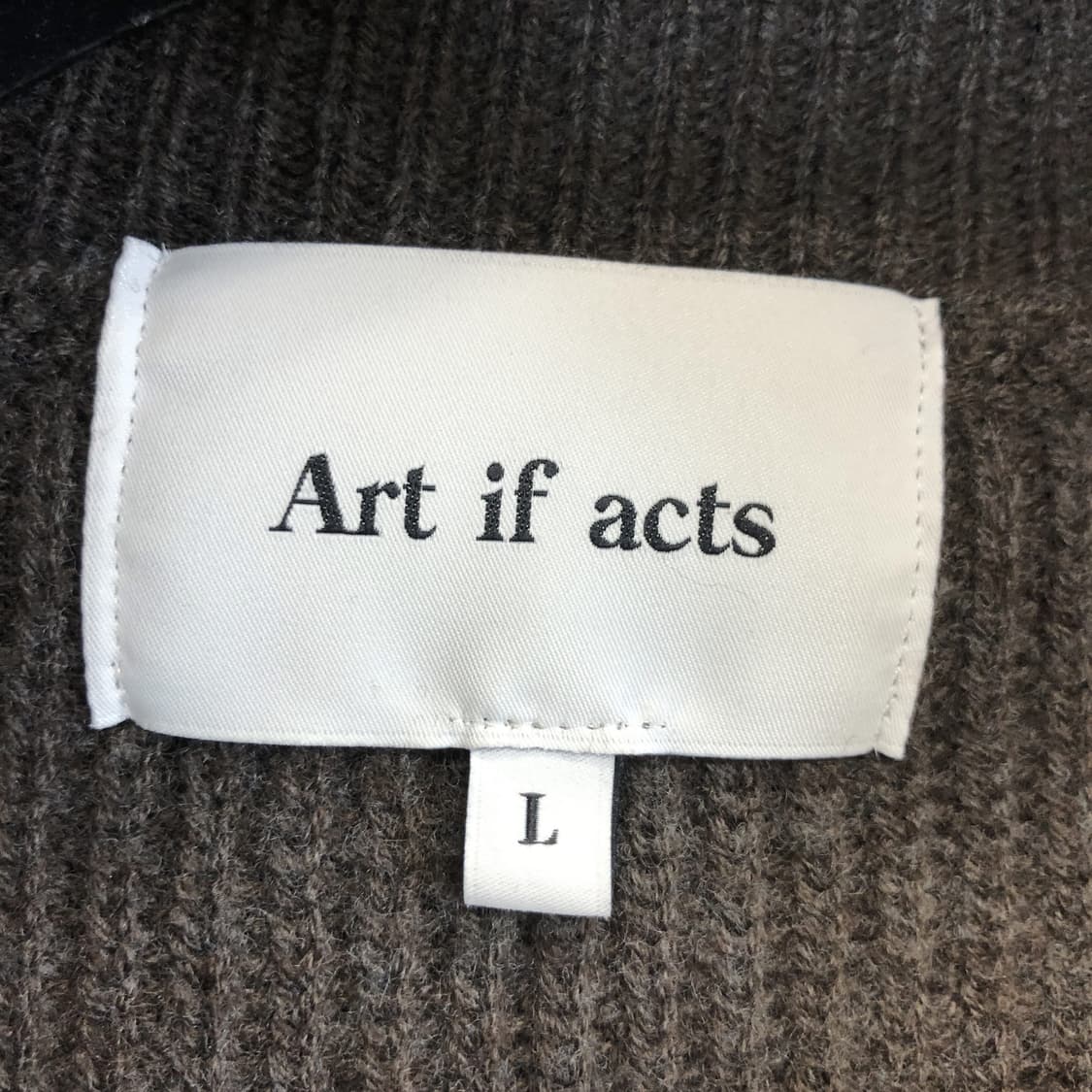 아트이프액츠 하프집업니트 L 상품이미지5