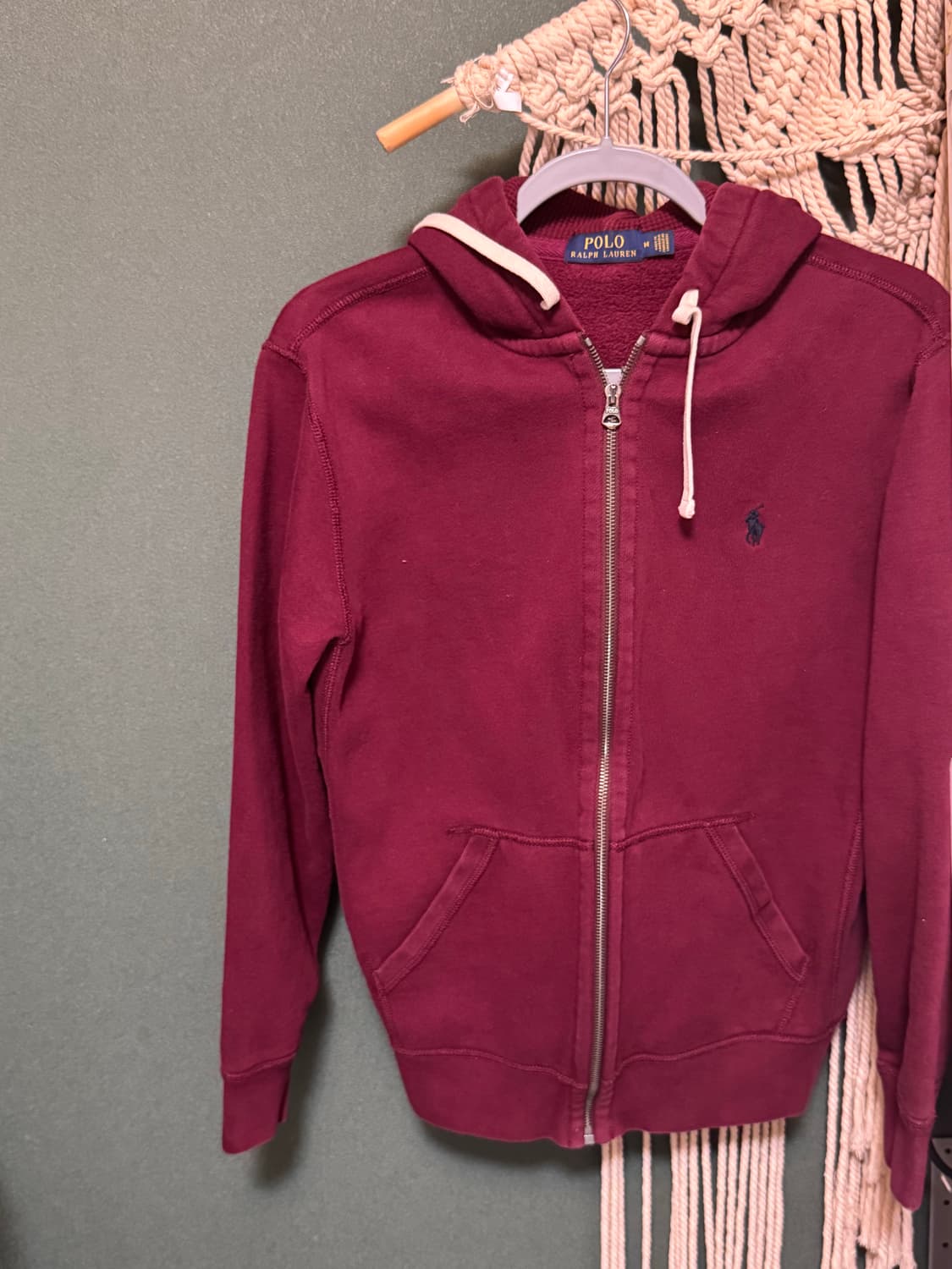 Polo 와플 후드집업 (M) 상품이미지1