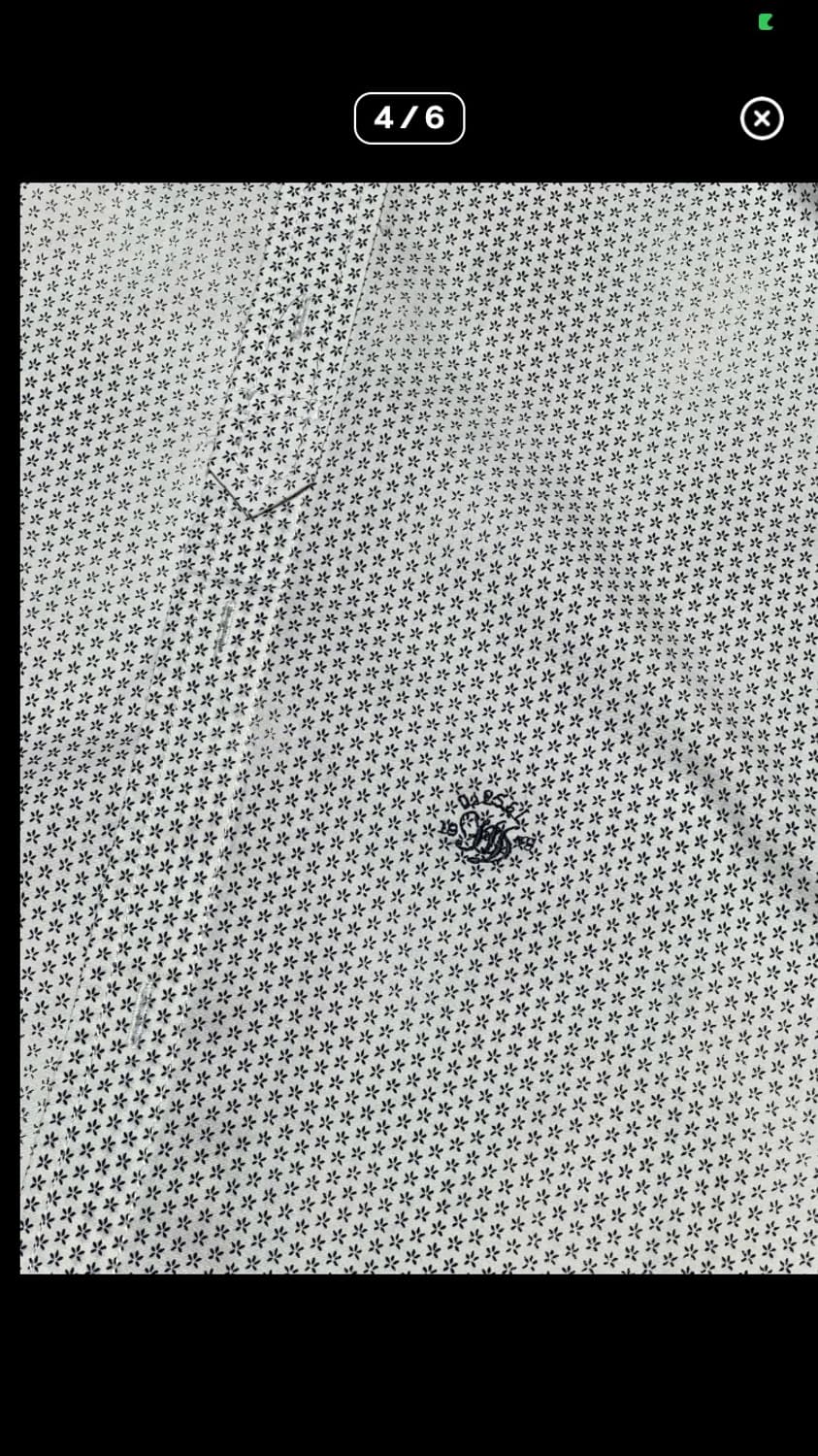 디젤 도트 스팟워싱 디테일 긴팔 셔츠 상품이미지4