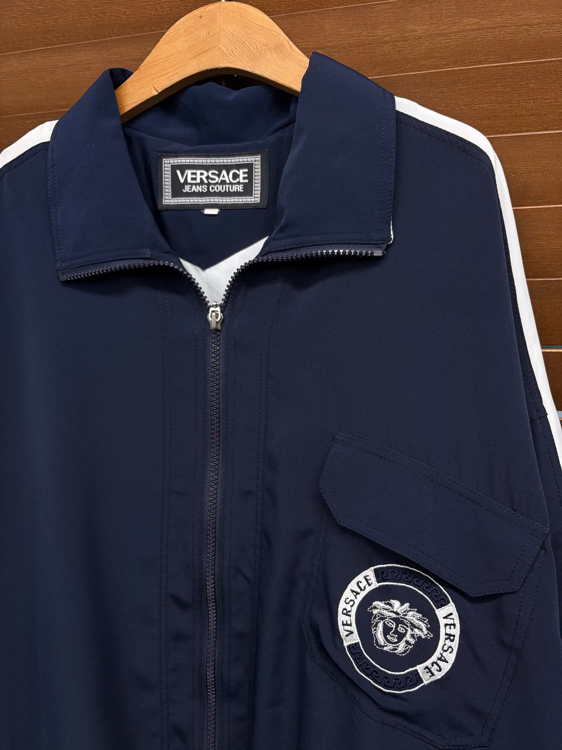 베르사체 올드스쿨 자수 바람막이 자켓 상품이미지2