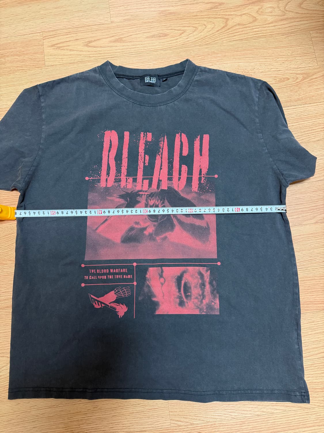 블리치 피그먼트 티셔츠 XL 새상품 상품이미지3