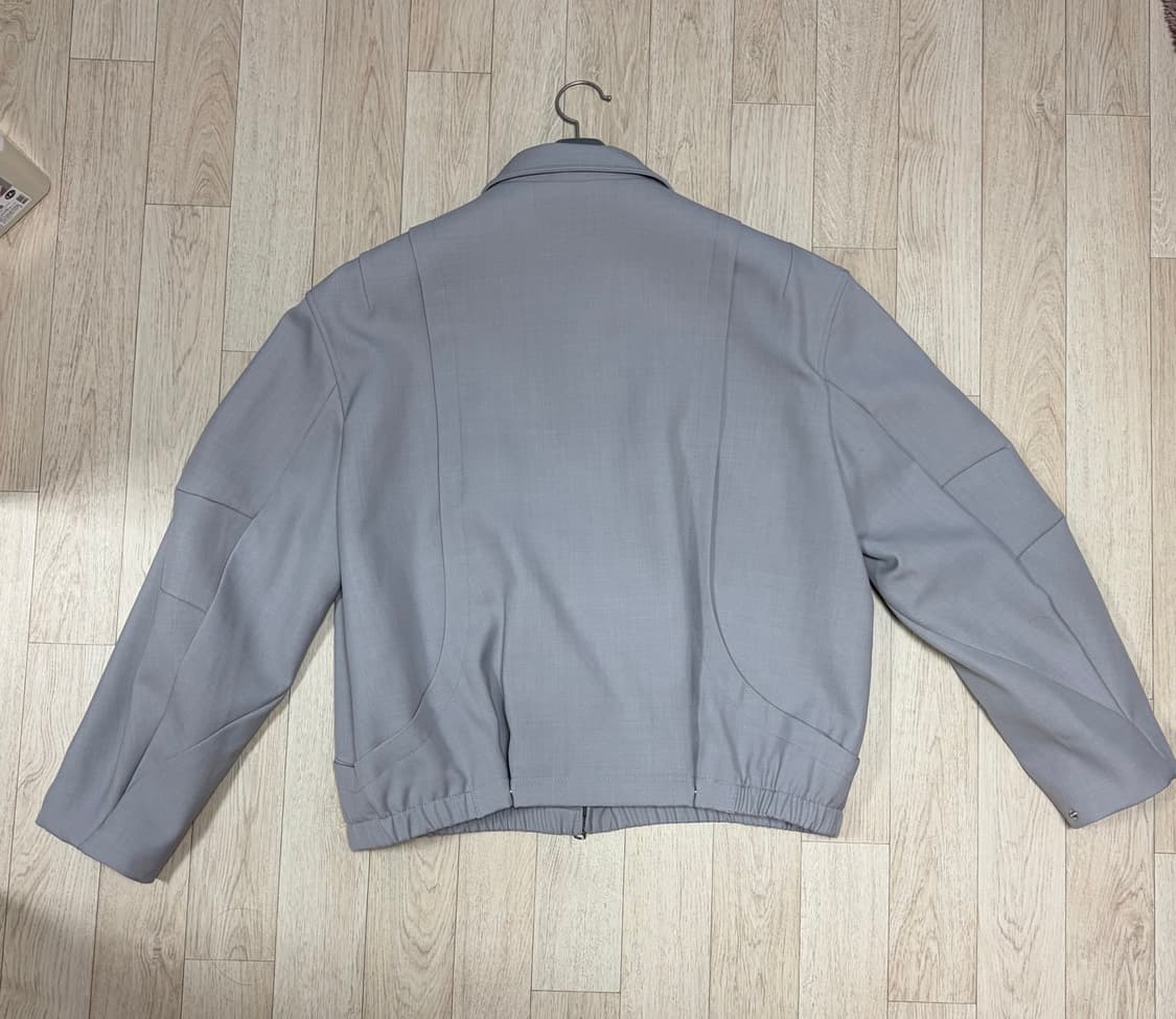 [L] 쿠어 울 블루종 모카그레이 상품이미지2