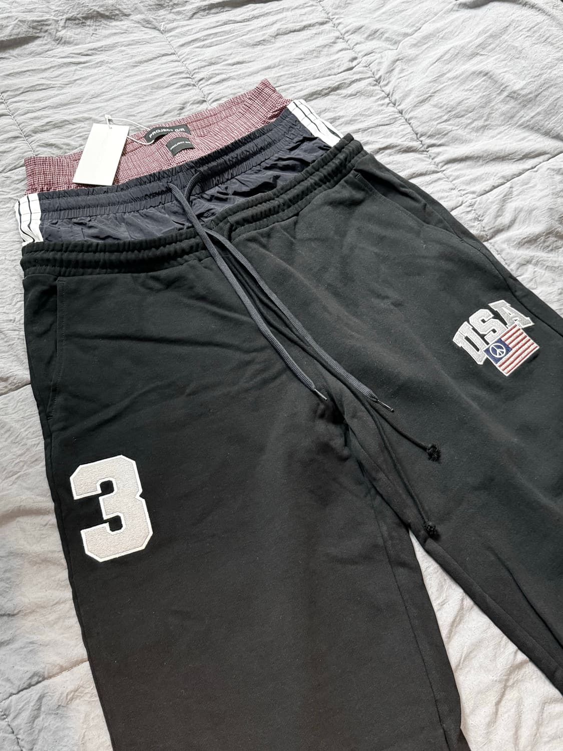 프로젝트GR 3레이어드 스웻팬츠 2사이즈 (타잔착용) 상품이미지2