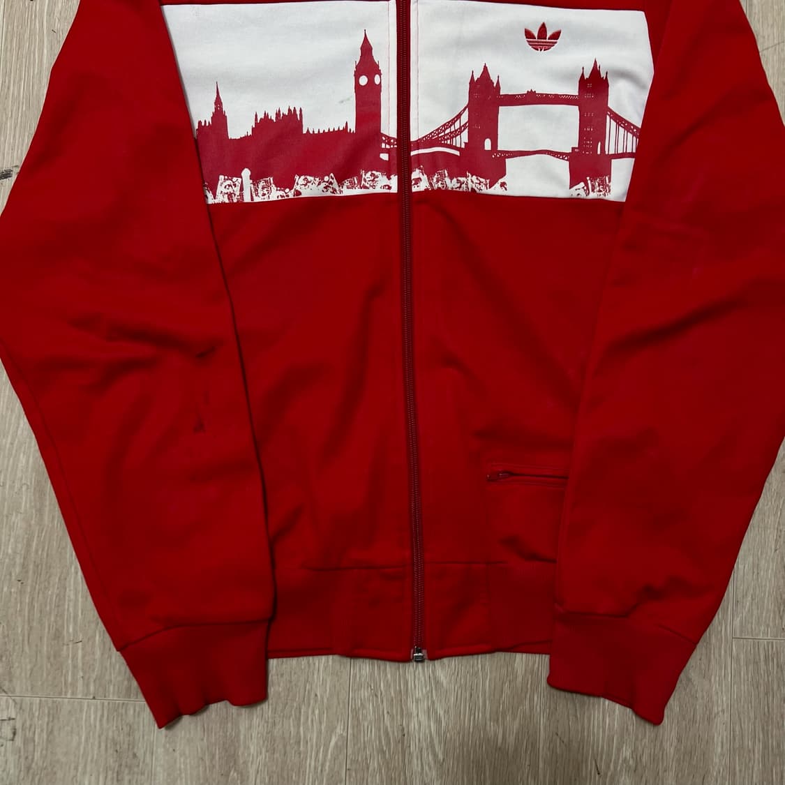 아디다스 파이어버드 런던 트랙탑 져지 XXL 상품이미지4