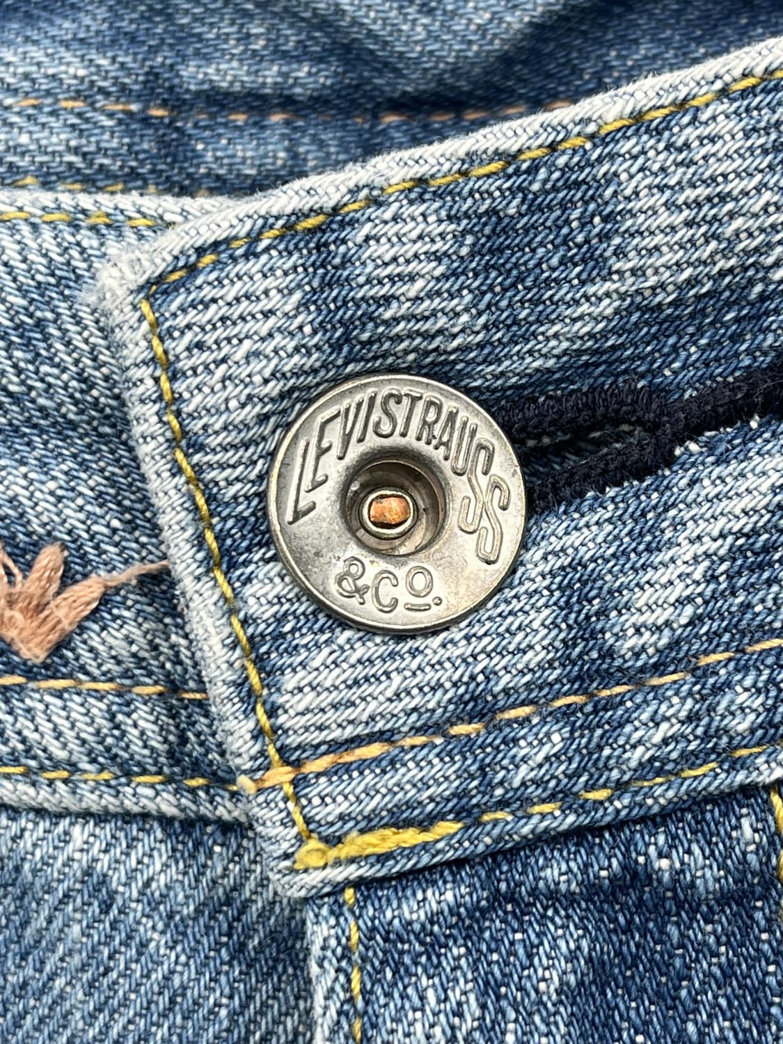 리바이스 우먼 비즈/스티치 플레어 팬츠 상품이미지6