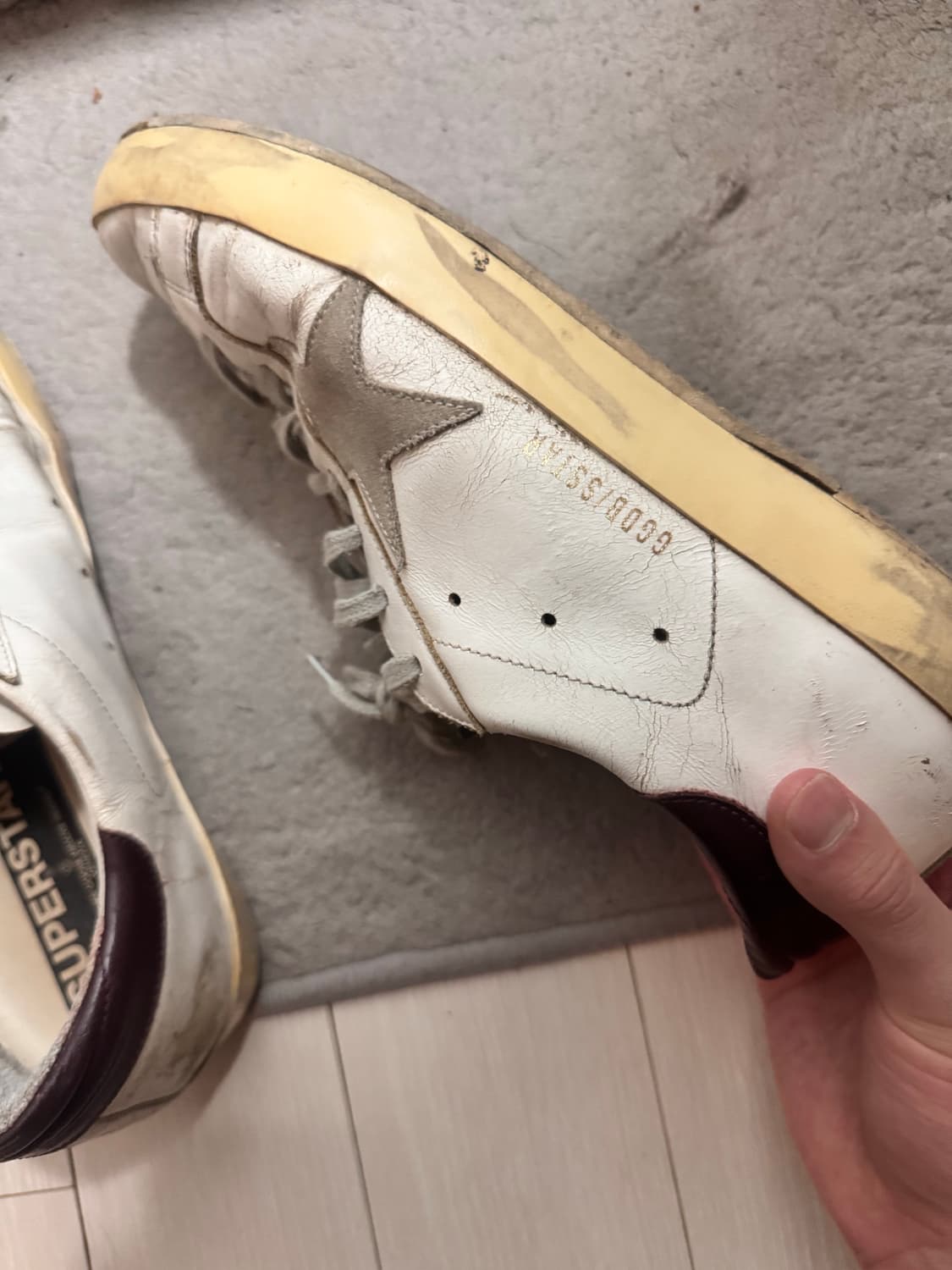 골든구스 스니커즈 브라운탭 270(42) 상품이미지5