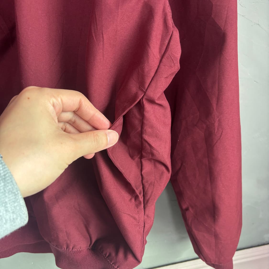 폴로 랄프로렌 바람막이 웜업 버건디 상품이미지4