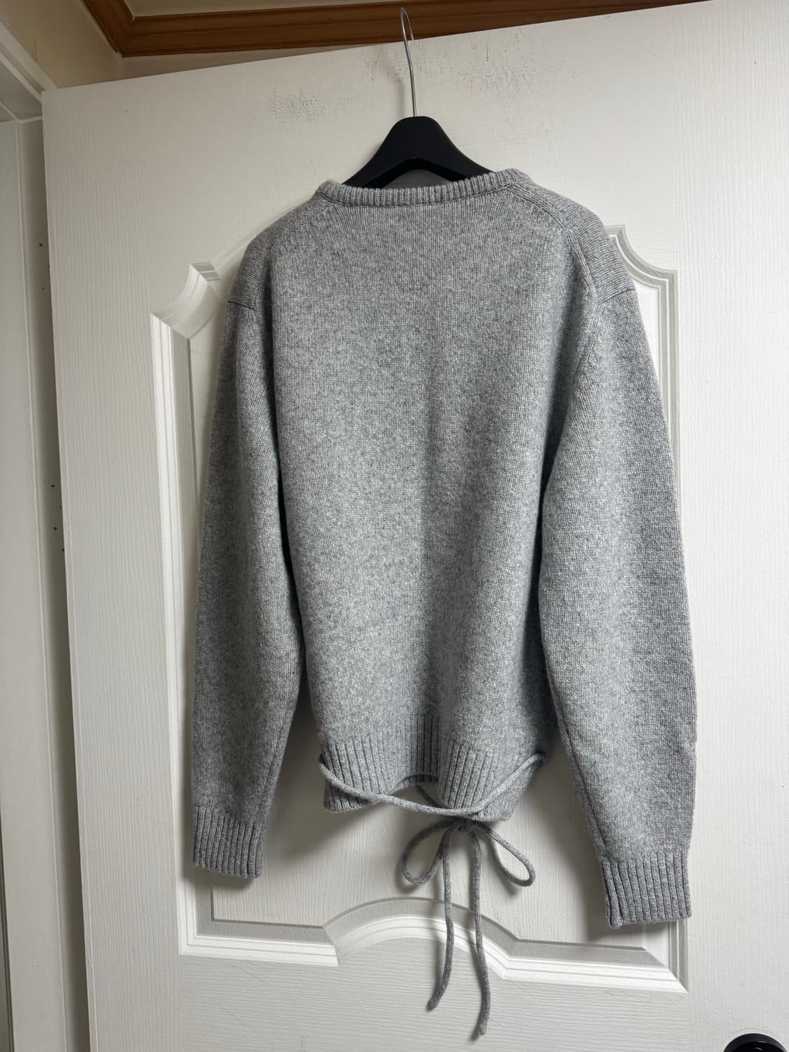 le917 르917 ALPACA BLEND V NECK 니트 그레이 새것 상품이미지7