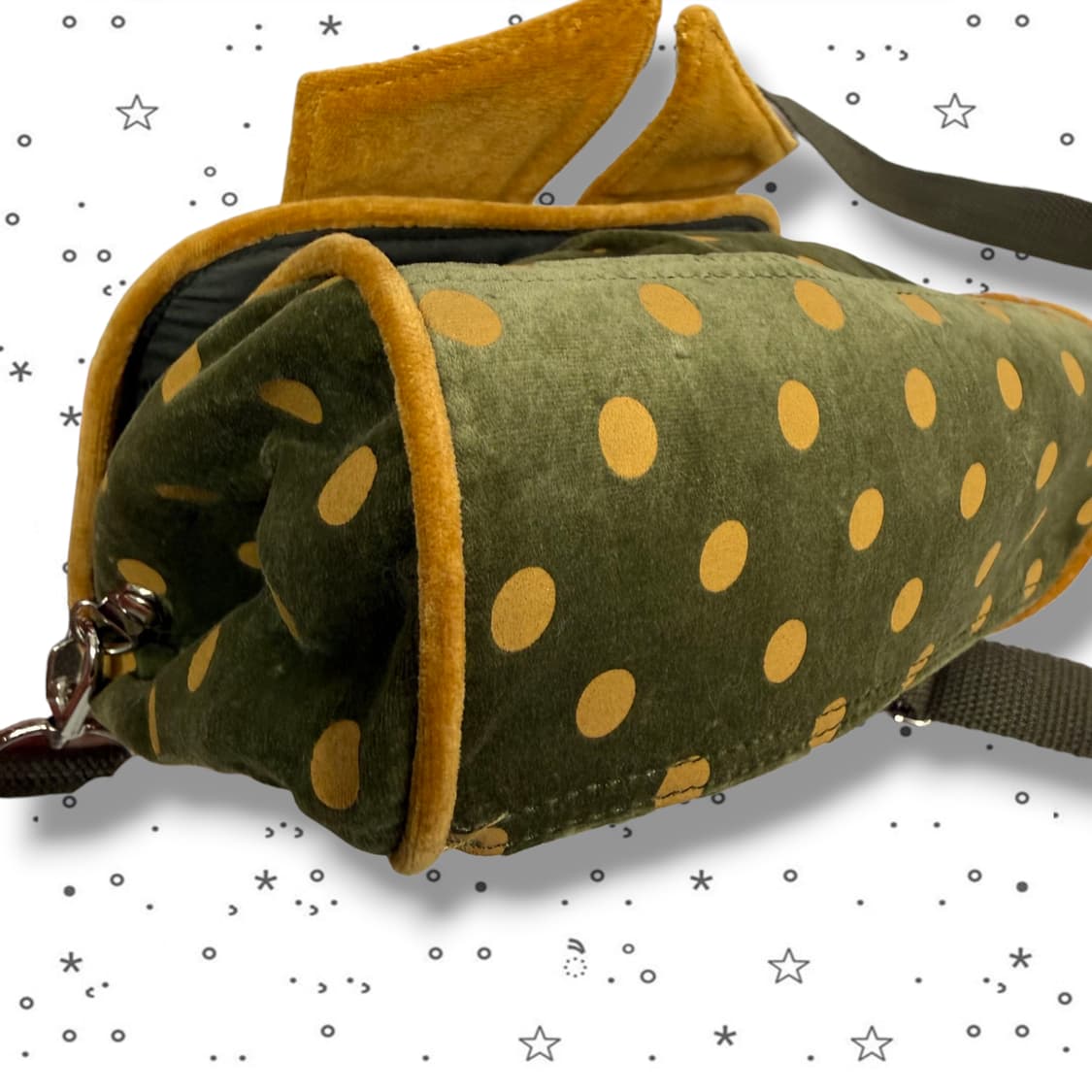 Wing House 리본 도트 미니 크로스백 상품이미지6