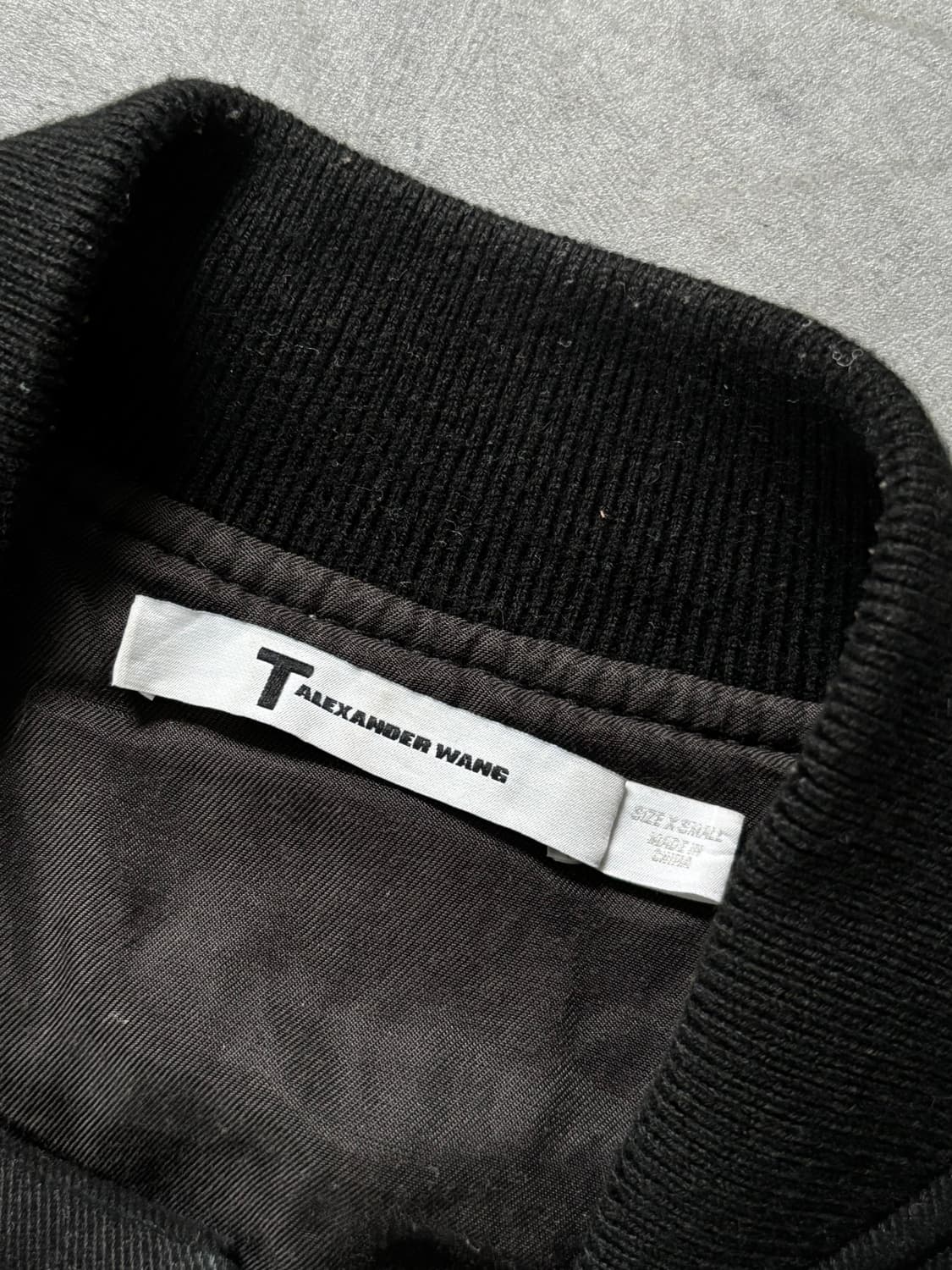 Alexander Wang 알렉산더왕 블랙 레더 슬리브 자켓 상품이미지6