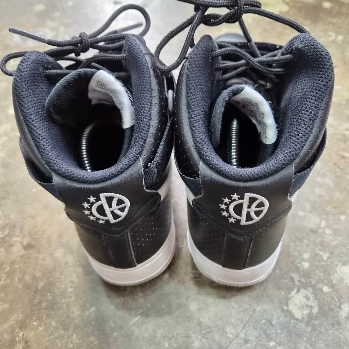 260) 나이키 에어포스 퍼펙트블랙 운동화 스니커즈 상품이미지5