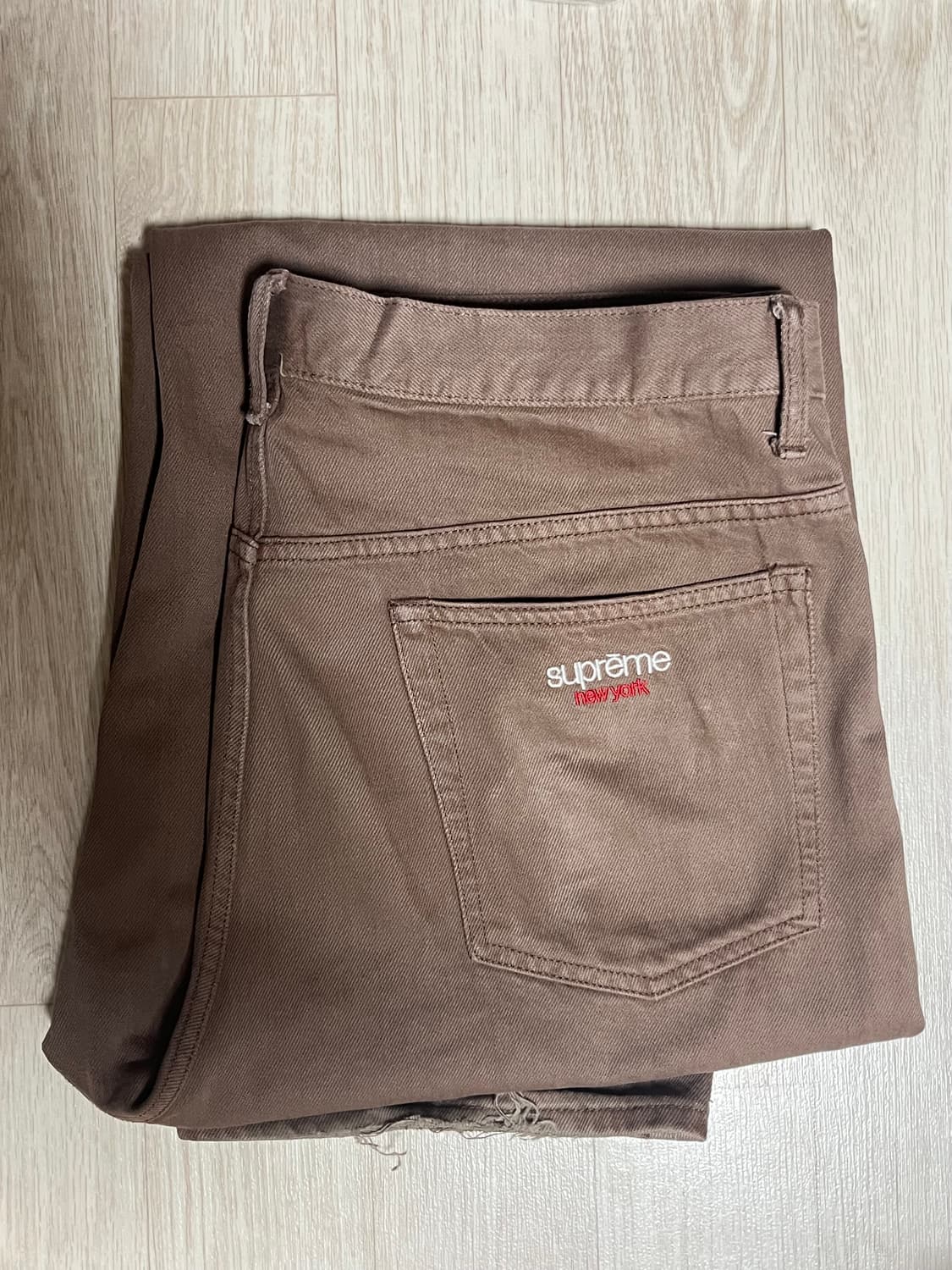 슈프림 배기진 브라운 34 상품이미지3