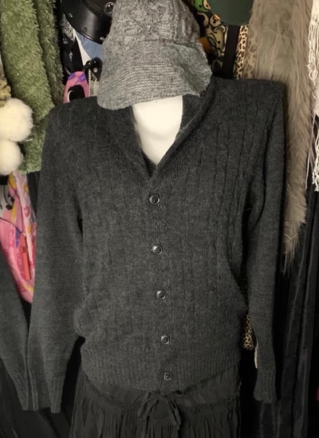 핀터깔 모리걸 빈티지 가디건 상품이미지2