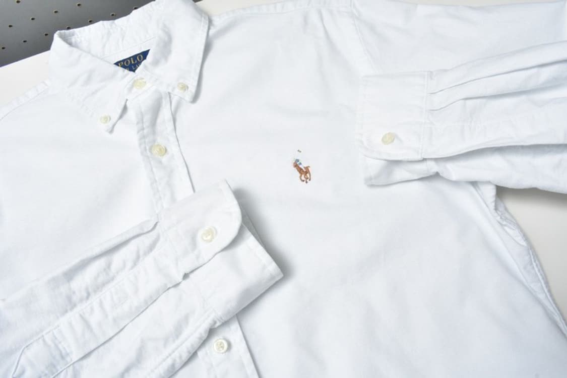 폴로 랄프로렌 큐알 화이트 셔츠 남방 S N1187 상품이미지3