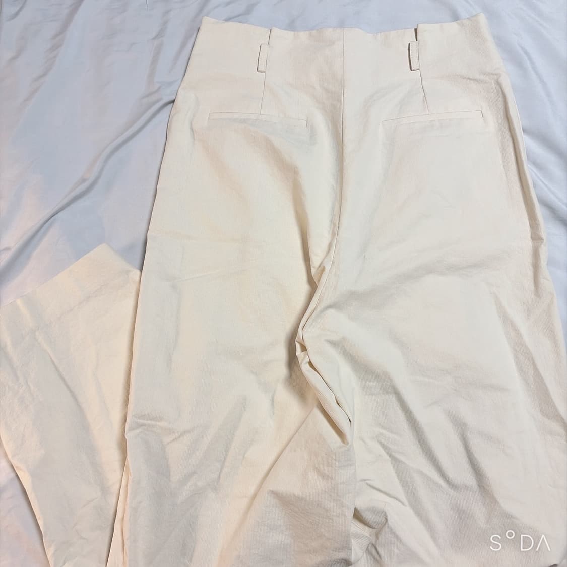 오르 ORR 스트라이프 하이웨스트 핀턱 팬츠 상품이미지2